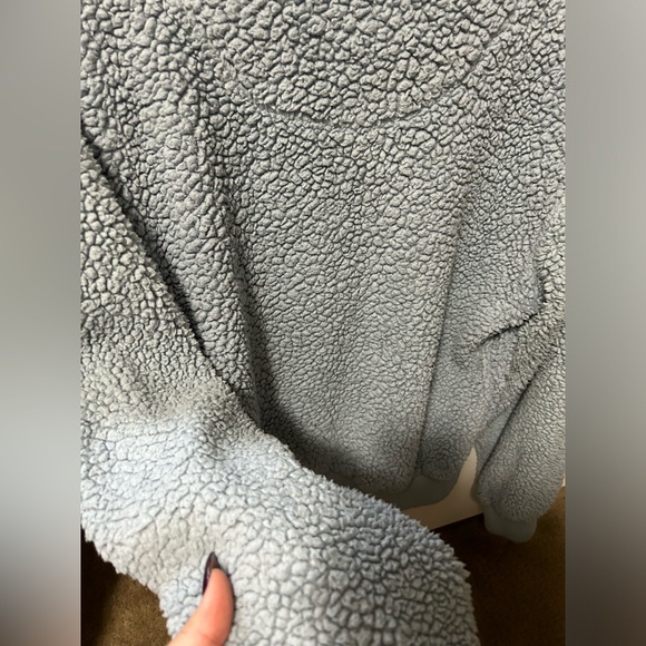 Blue fuzzy quarter zip sweater Urban Weekend Edition - Picture 5 of 5